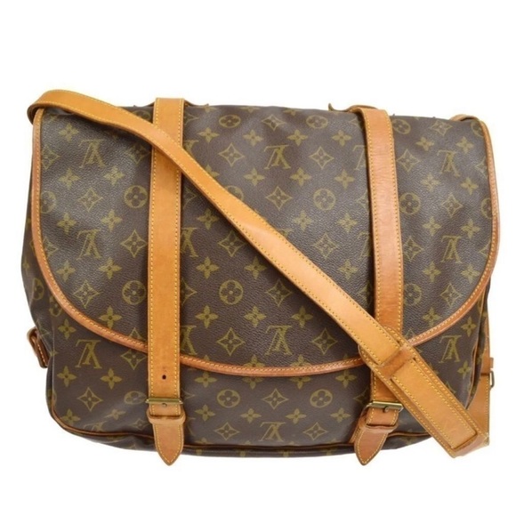 Louis Vuitton Monogram Saumur 43 Shoulder Bag 💼 AR8901 - Picture 2 of 16